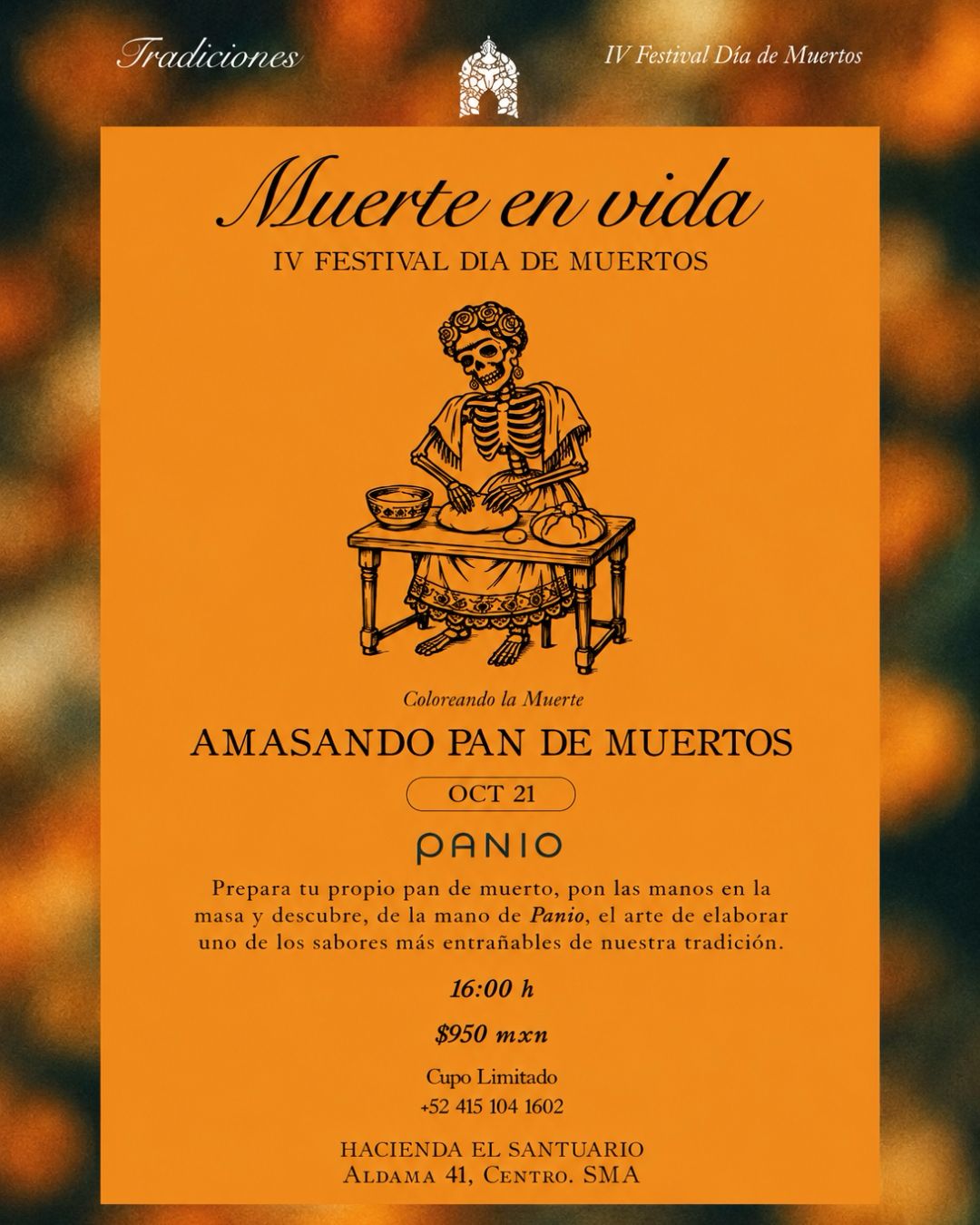 Amasando Pan de Muertos — Muerte en vida